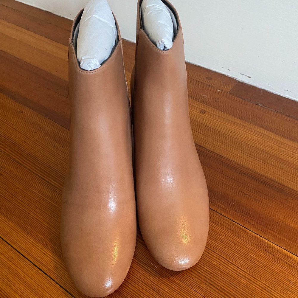 Cole Haan Camel Booties, NWT, size 8.5